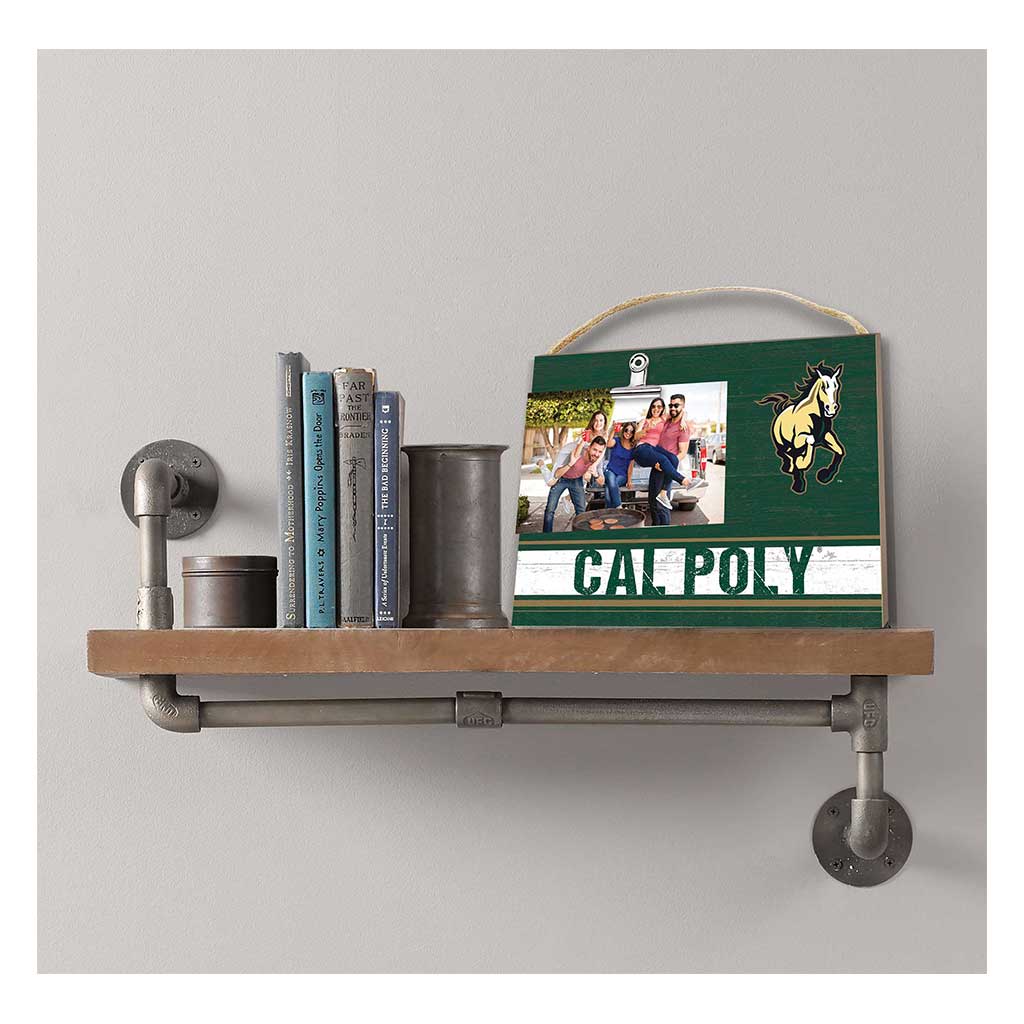 Clip It Colored Logo Photo Frame California Polytechnic State Mustangs