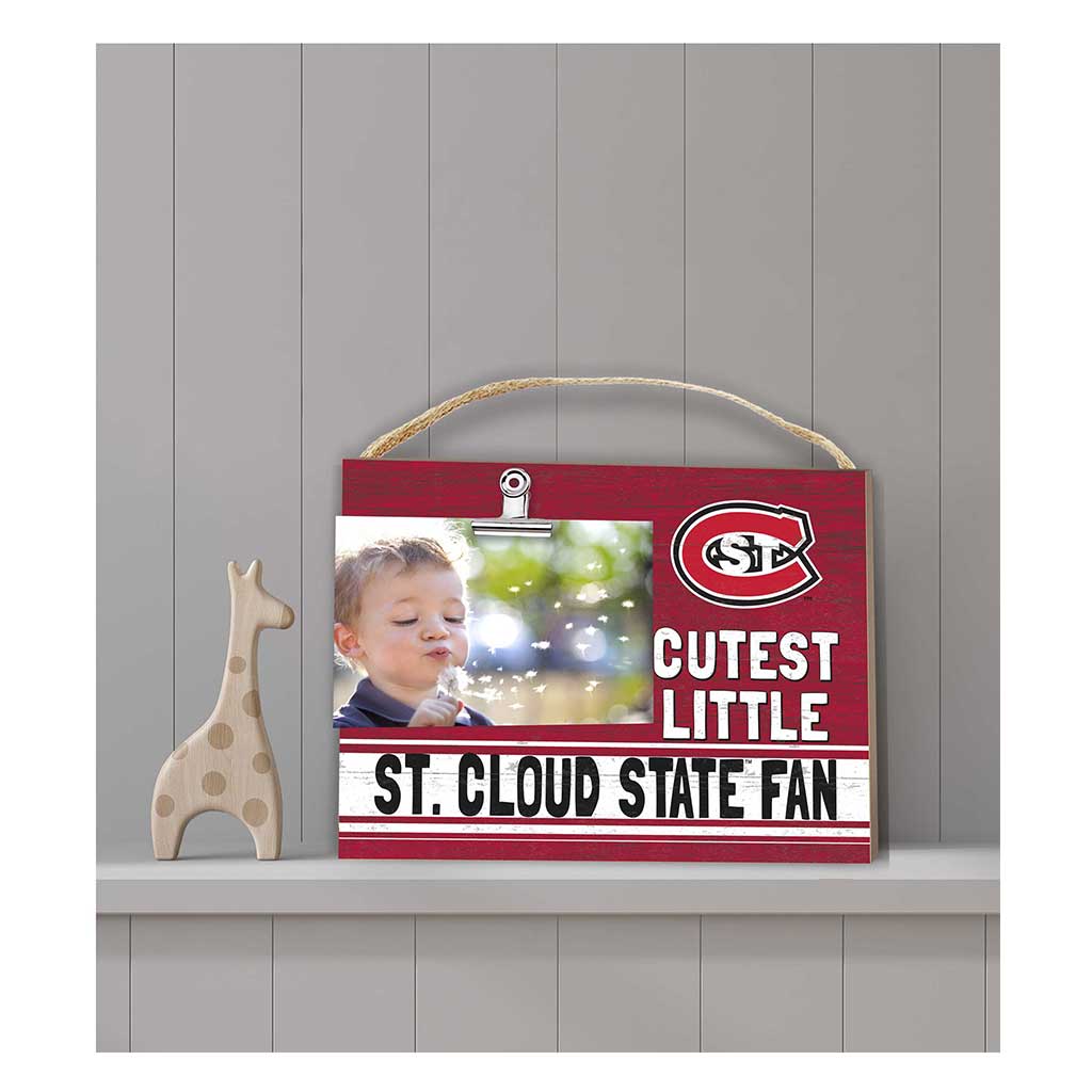 Cutest Little Colored Logo Clip Photo Frame St. Cloud State Huskies