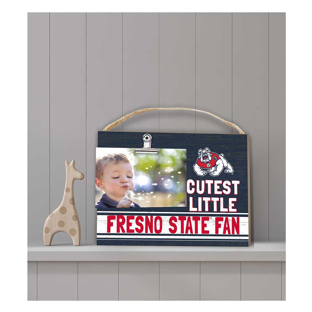 Cutest Little Team Logo Clip Photo Frame Fresno State Bulldogs