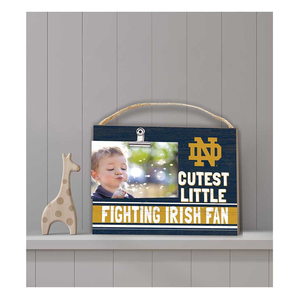 Cutest Little Team Logo Clip Photo Frame Notre Dame Fighting Irish