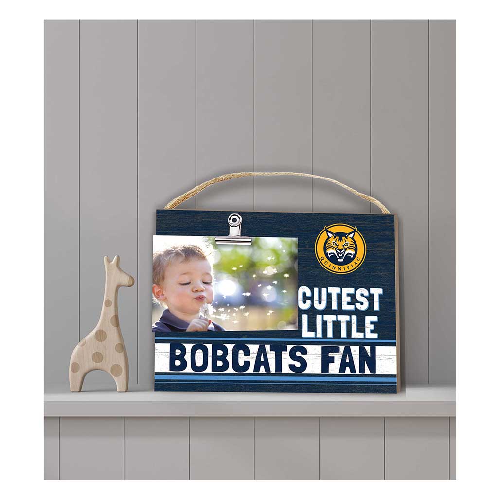 Cutest Little Team Logo Clip Photo Frame Quinnipiac Bobcats