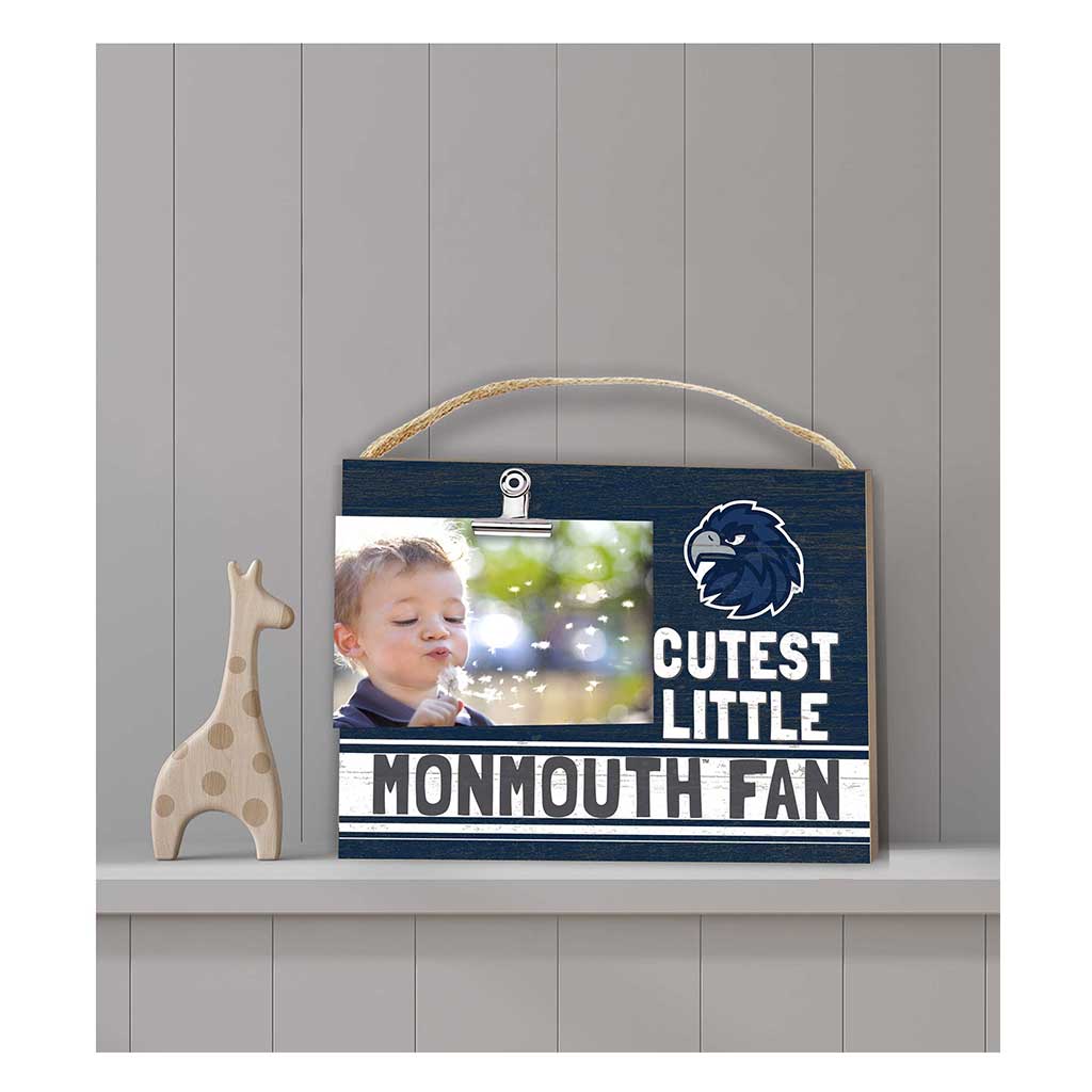 Cutest Little Colored Logo Clip Photo Frame Monmouth Hawks