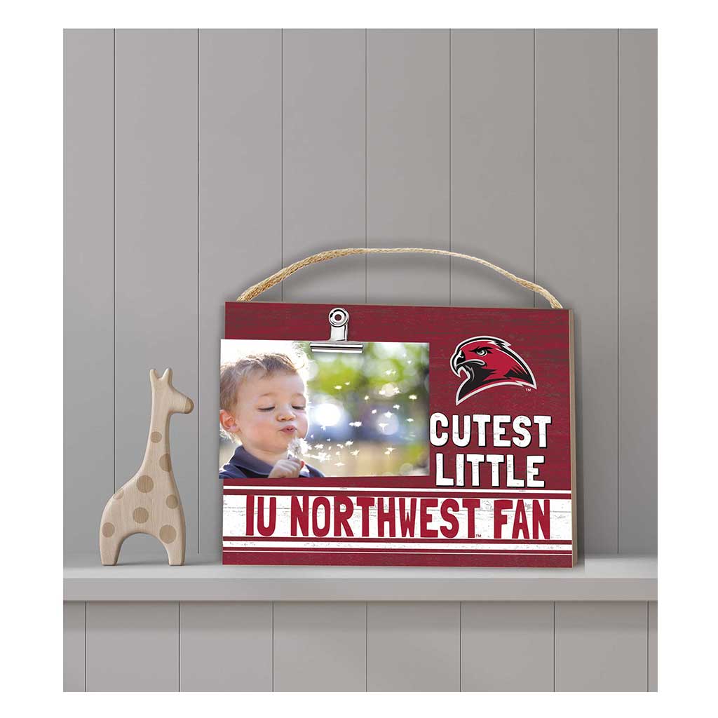 Cutest Little Team Logo Clip Photo Frame Indiana University Northwest Redhawks