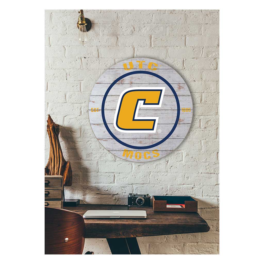 20x20 Weathered Circle Tennessee Chattanooga Mocs