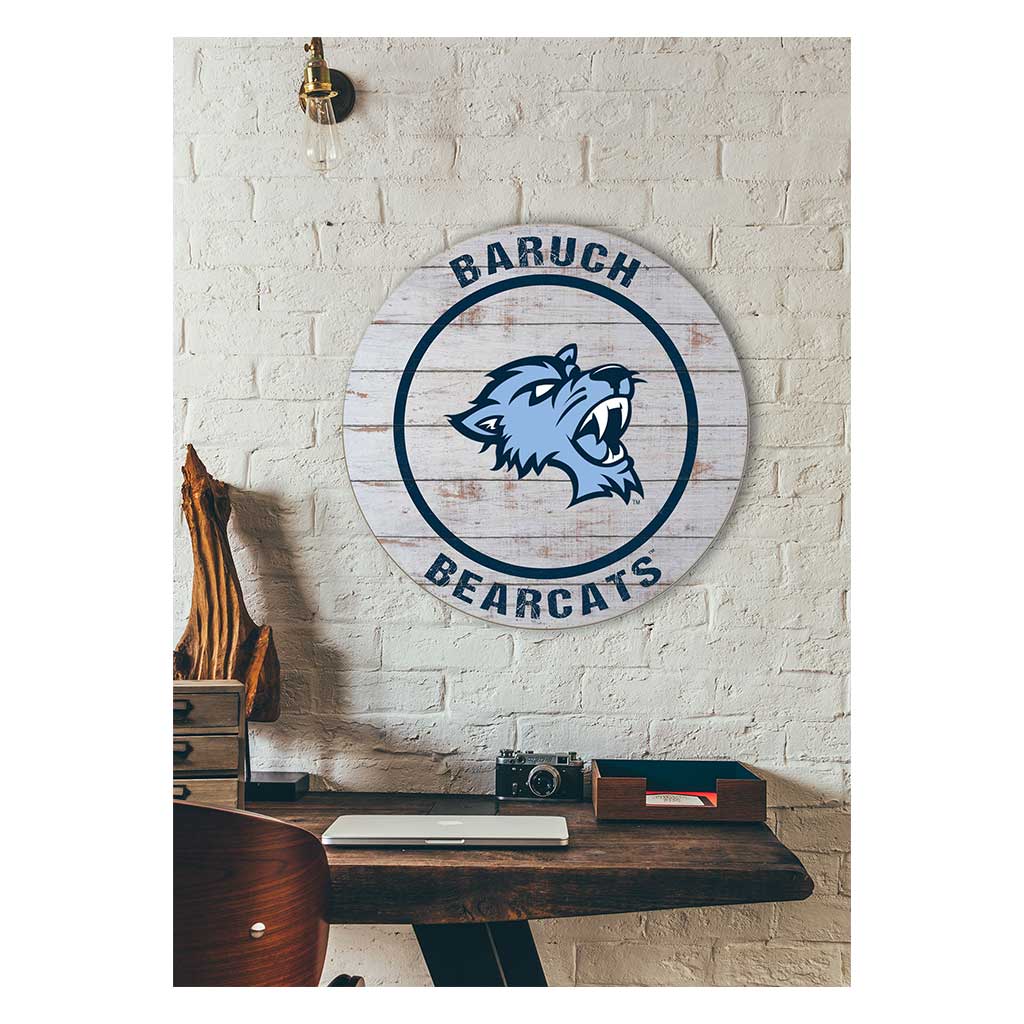 20x20 Weathered Circle Baruch College Bearcats
