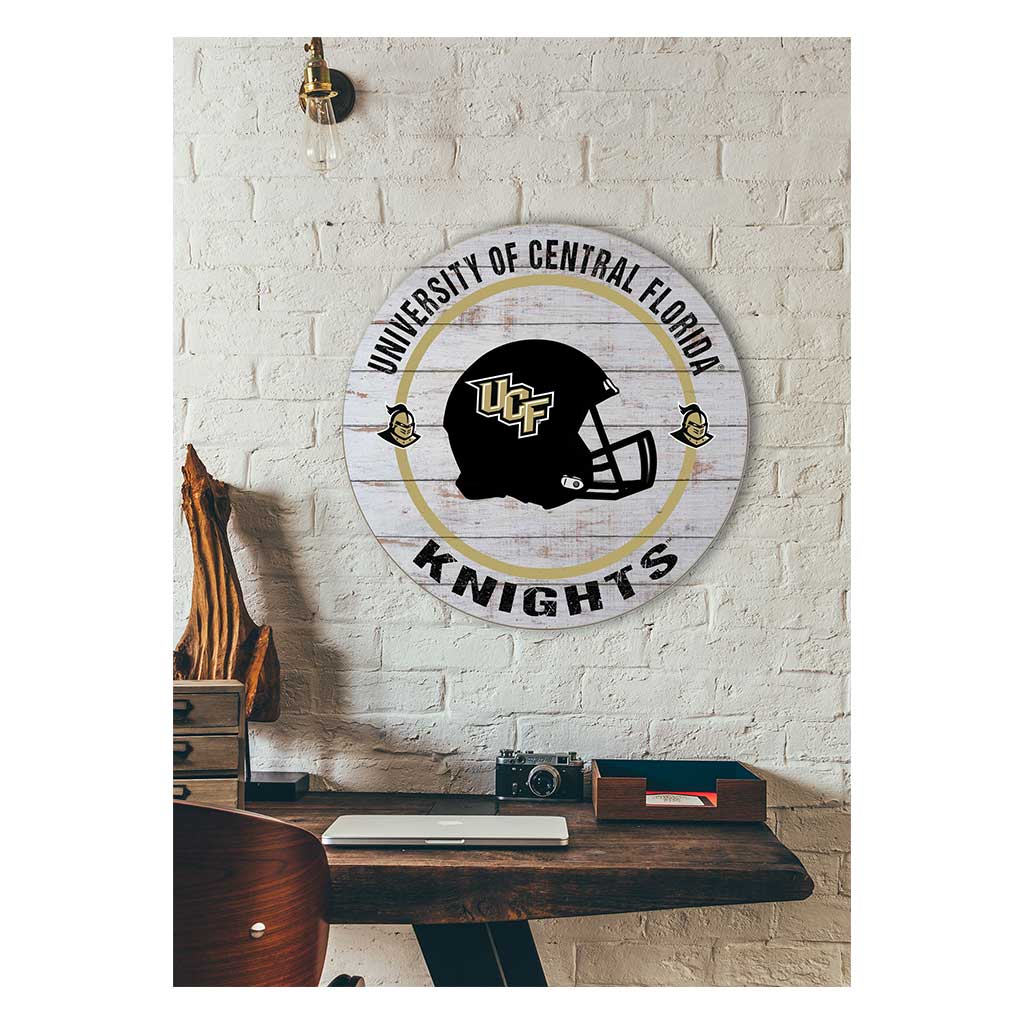 20x20 Weathered Helmet Sign Central Florida Knights