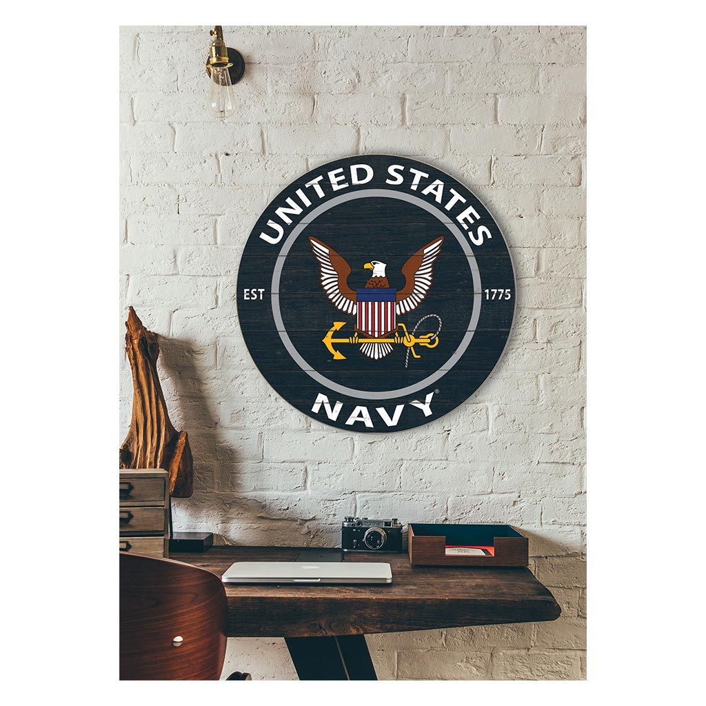 20x20 Colored Circle Navy