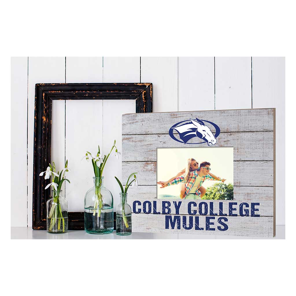 Team Spirit Photo Frame Colby College White Mules