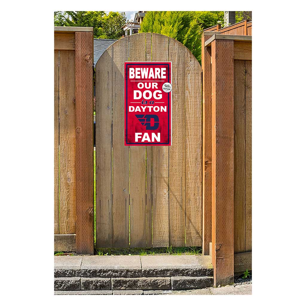 11x20 Indoor Outdoor Sign BEWARE of Dog Dayton Flyers