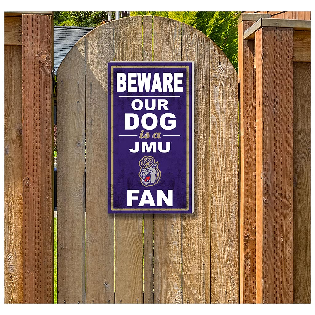 11x20 Indoor Outdoor Sign BEWARE of Dog James Madison Dukes