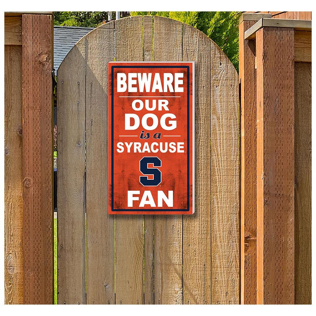 11x20 Indoor Outdoor Sign BEWARE of Dog Syracuse Orange