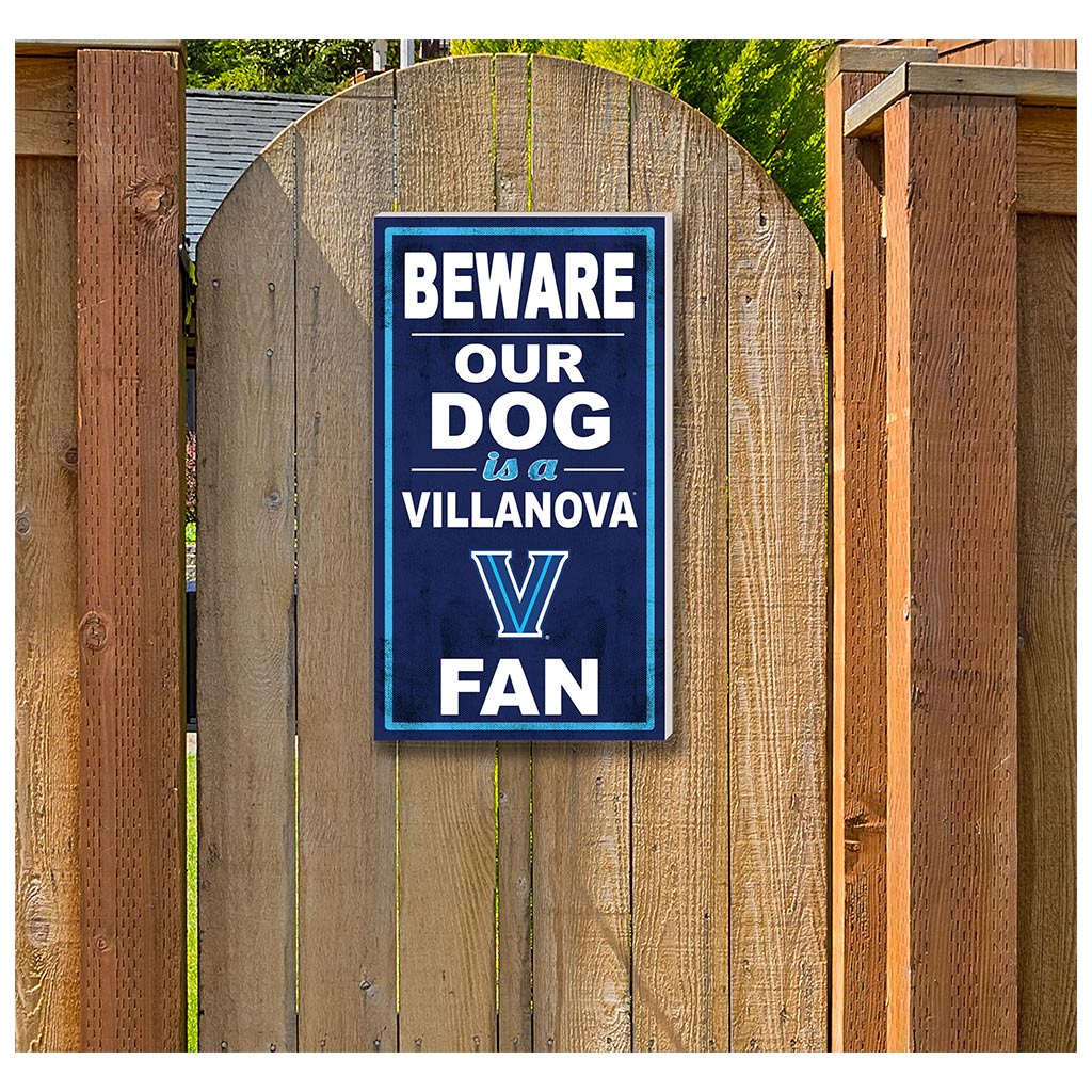 11x20 Indoor Outdoor Sign BEWARE of Dog Villanova Wildcats