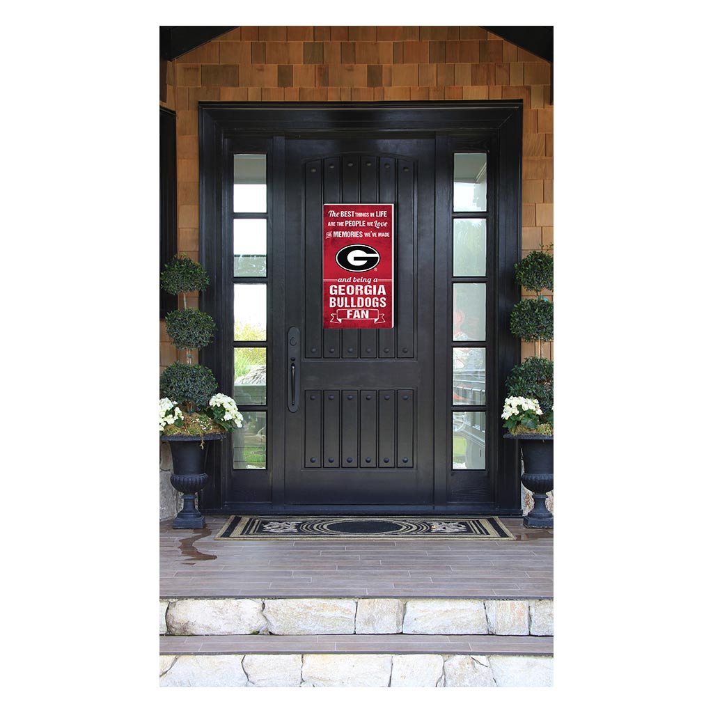 11x20 Indoor Outdoor Sign The Best Things Georgia Bulldogs
