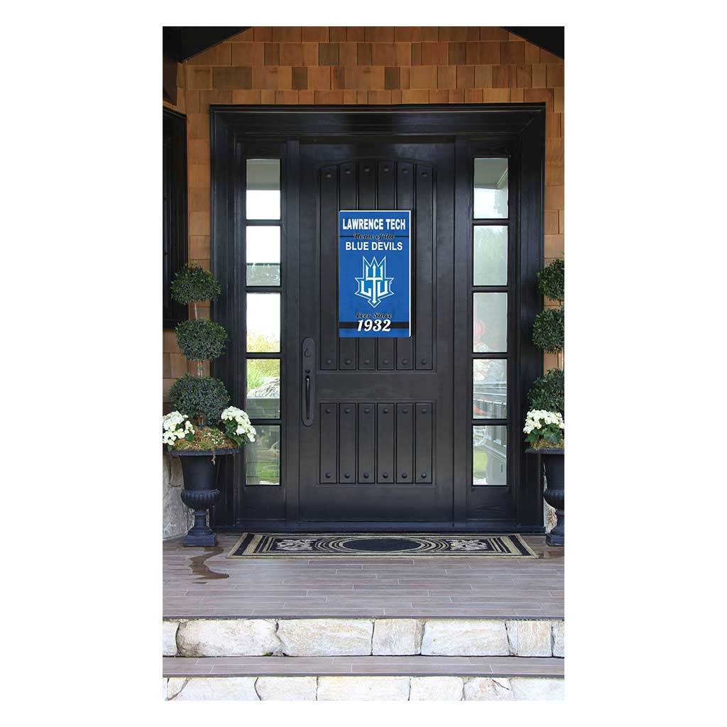 11x20 Indoor Outdoor Sign Home of the Lawrence Technological University Blue Devils