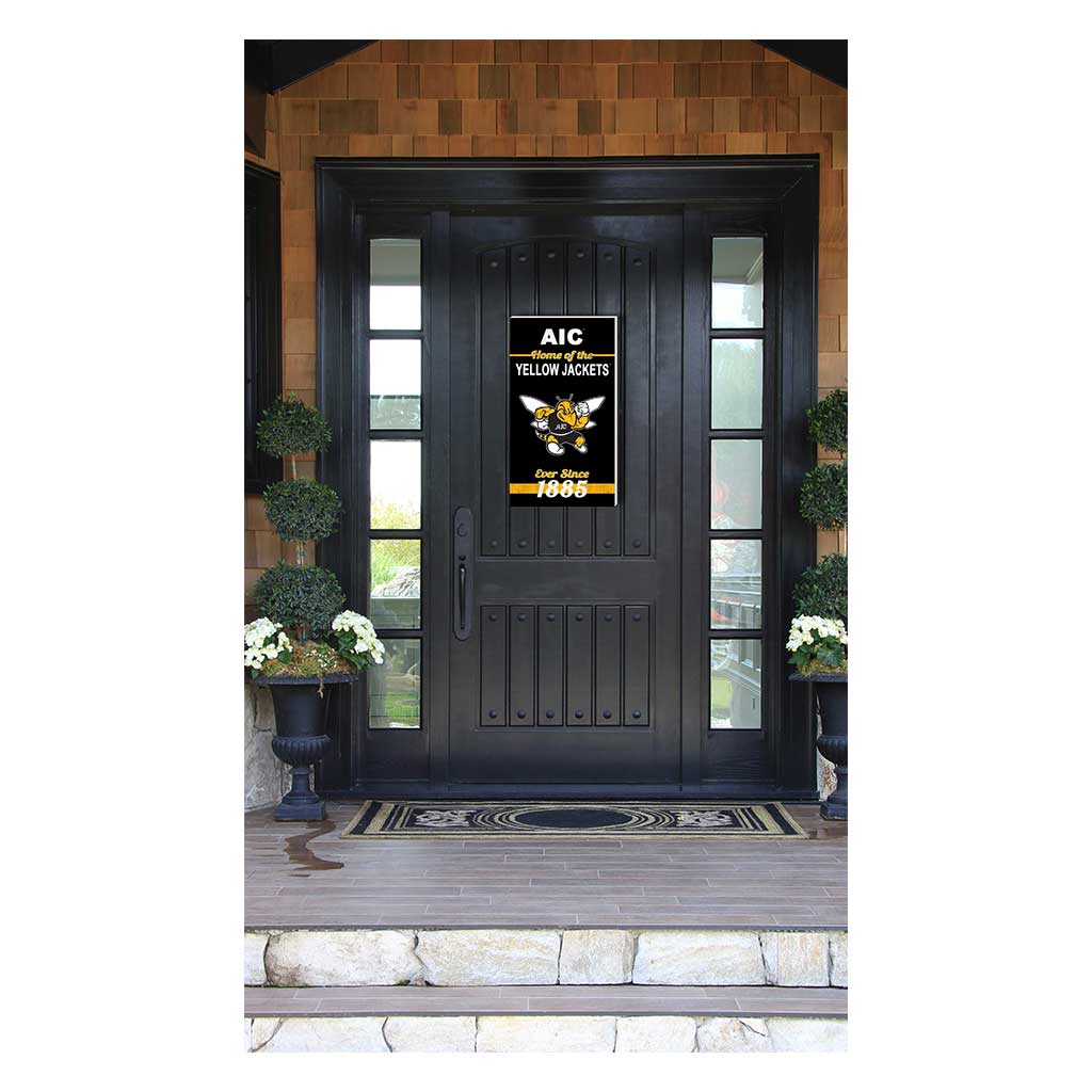 11x20 Indoor Outdoor Sign Home of the American International College Yellow Jackets