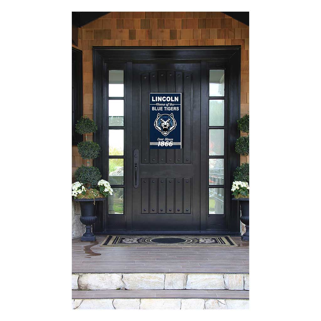 11x20 Indoor Outdoor Sign Home of the Lincoln University Blue Tigers
