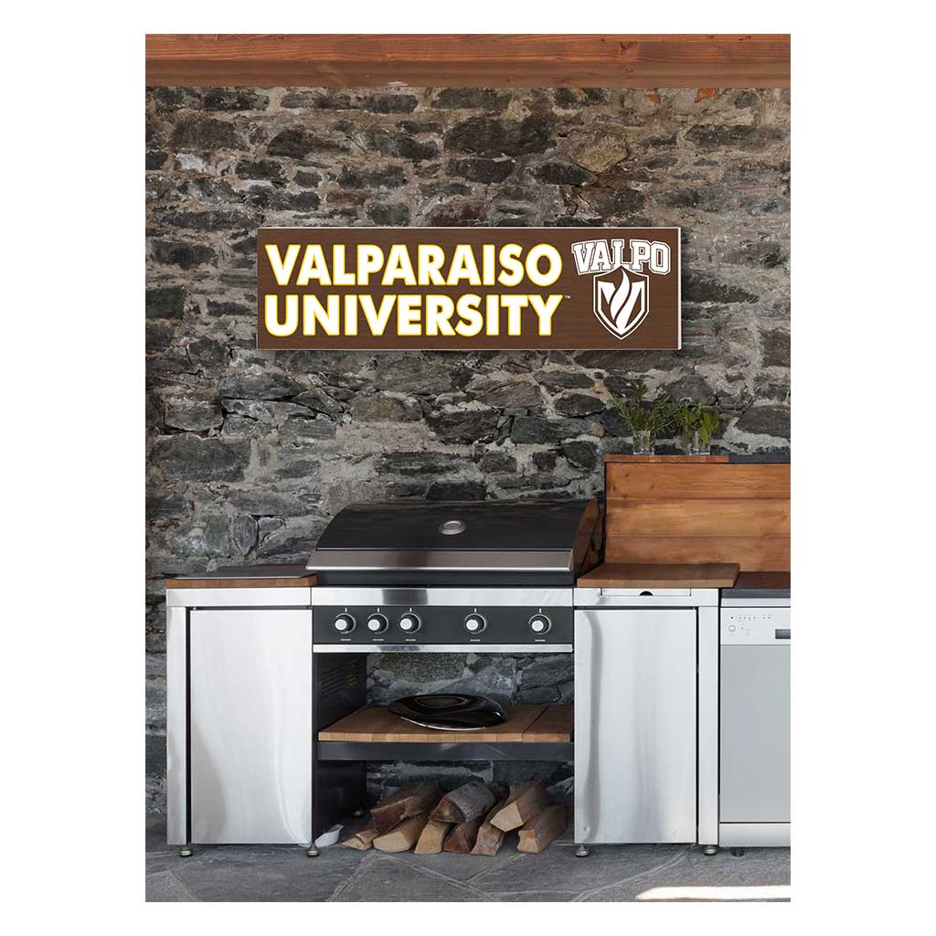 35x10 Indoor Outdoor Sign Colored Logo Valparaiso University Beacons