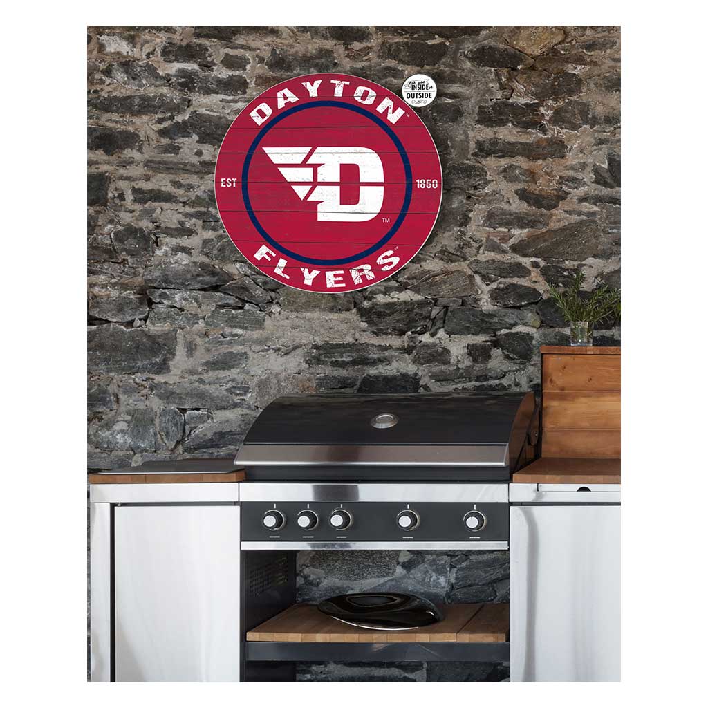 20x20 Indoor Outdoor Colored Circle Dayton Flyers
