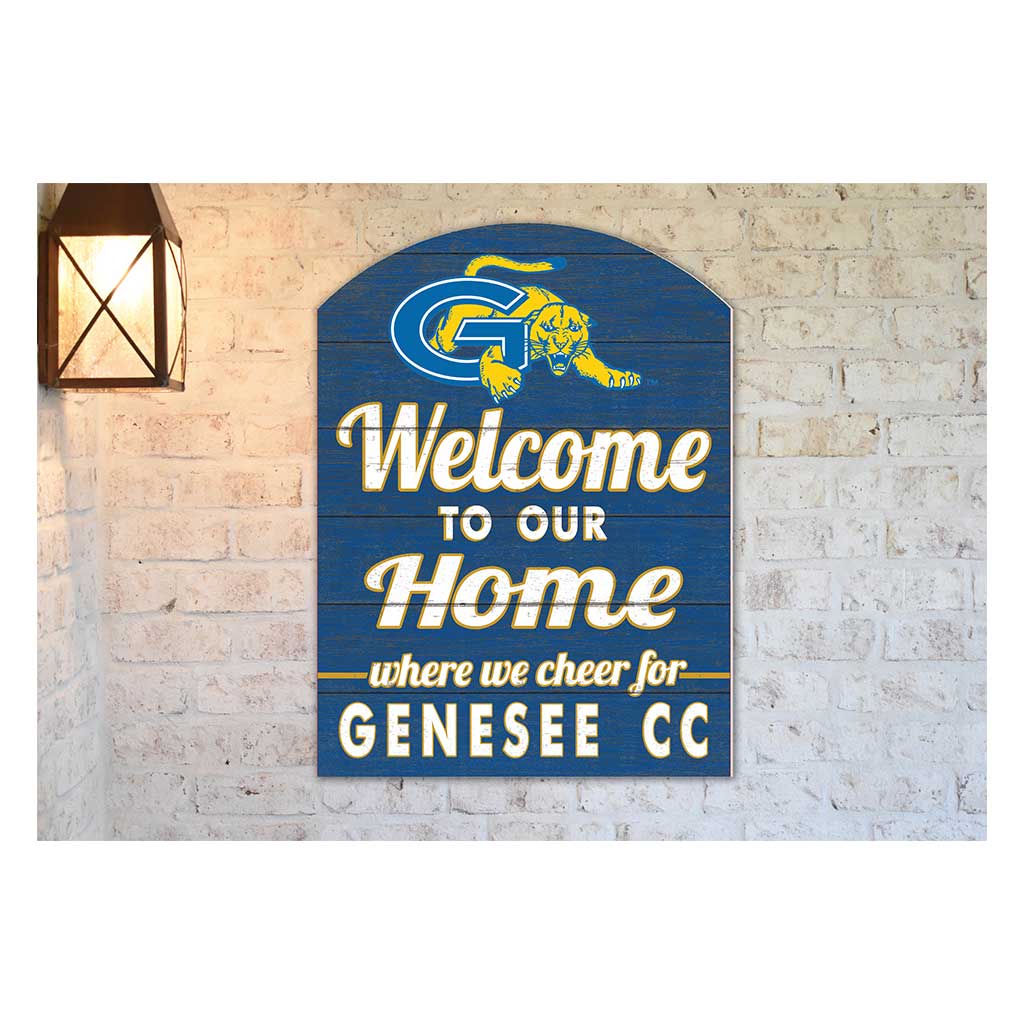 16x22 Indoor Outdoor Marquee Sign Genessee Community College Cougars