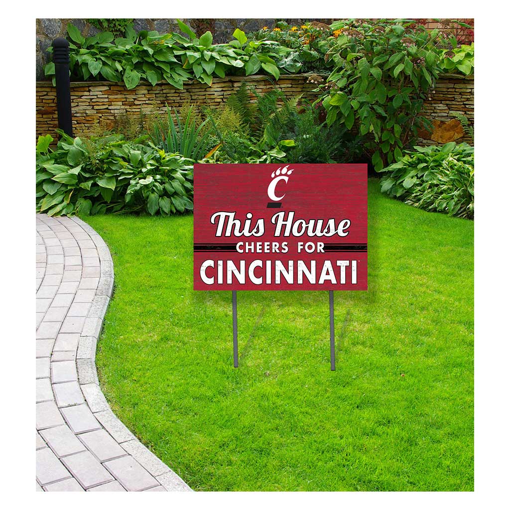 18x24 Lawn Sign Cincinnati Bearcats