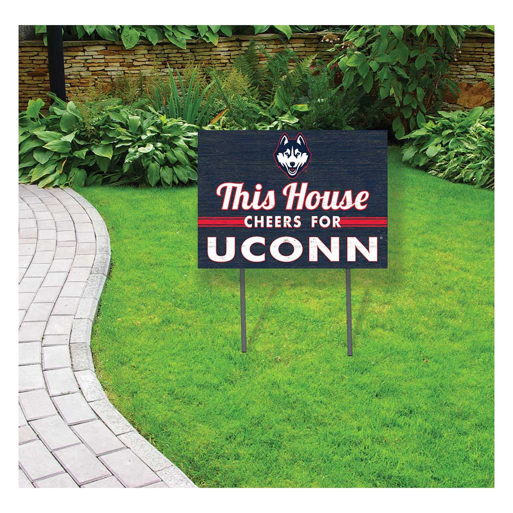 18x24 Lawn Sign Connecticut Huskies