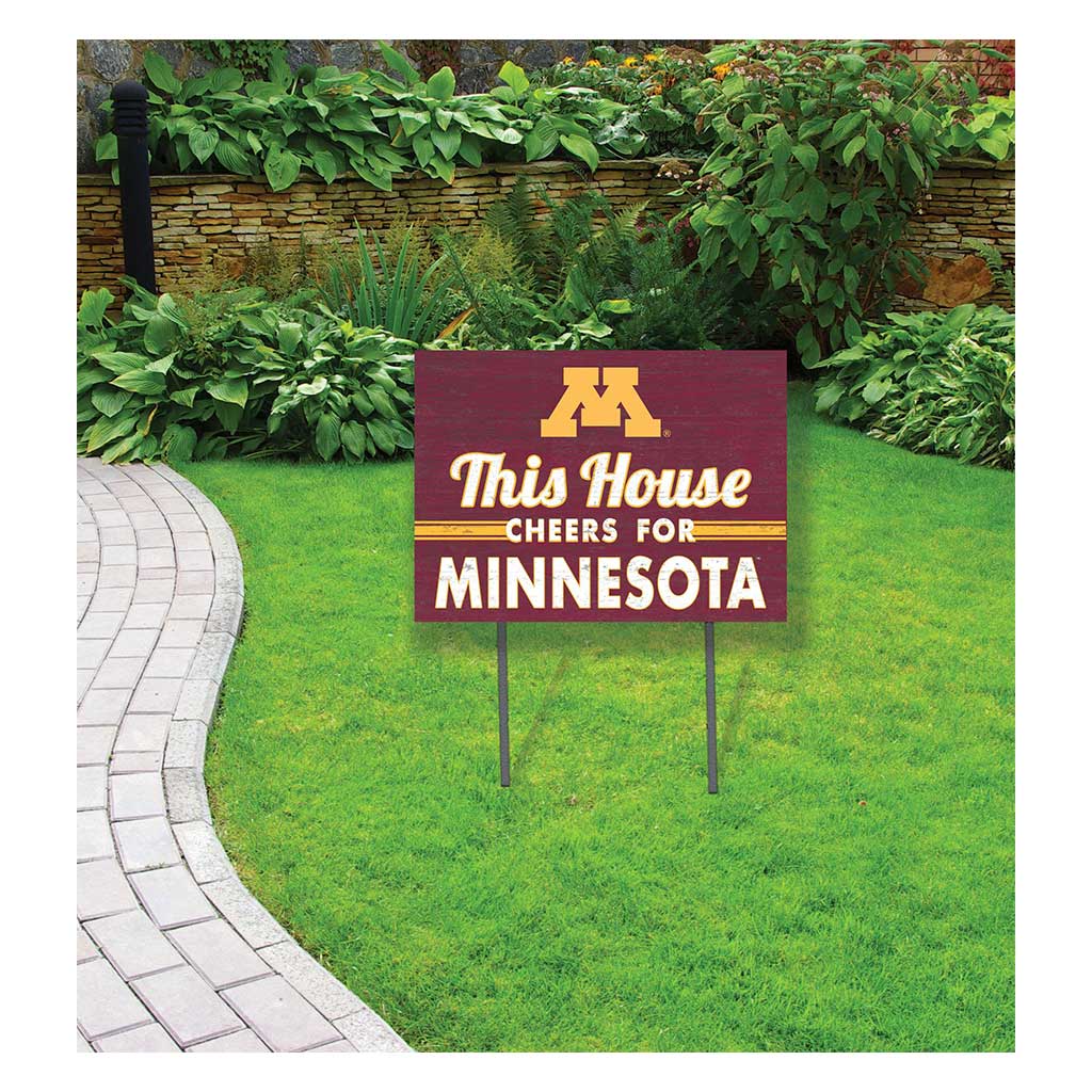 18x24 Lawn Sign Minnesota Golden Gophers