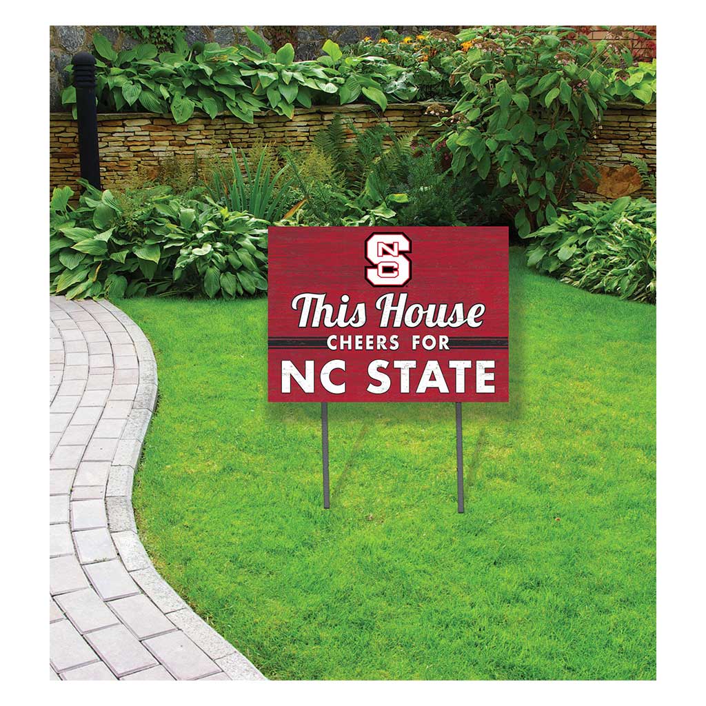 18x24 Lawn Sign North Carolina State Wolfpack