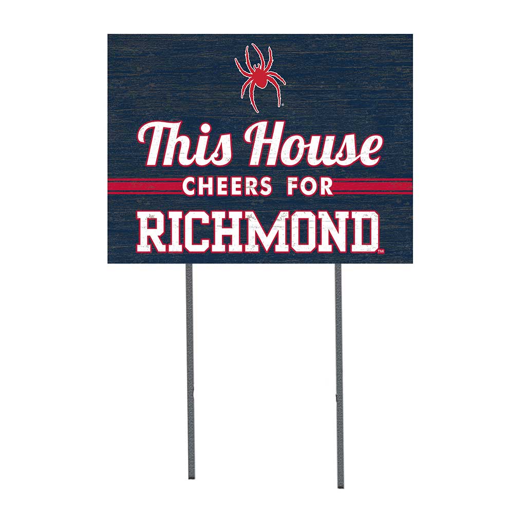 18x24 Lawn Sign This House Cheers Richmond Spiders