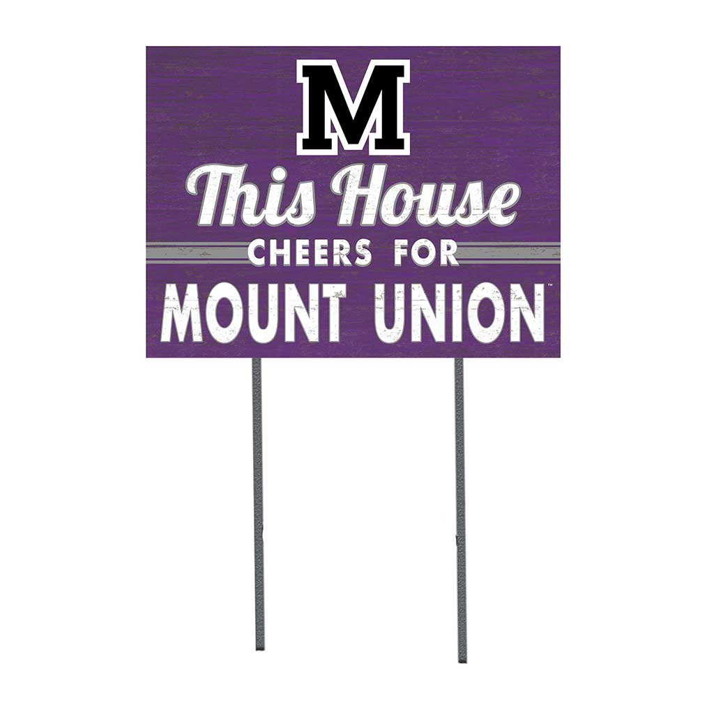 18x24 Lawn Sign University of Mount Union Raiders