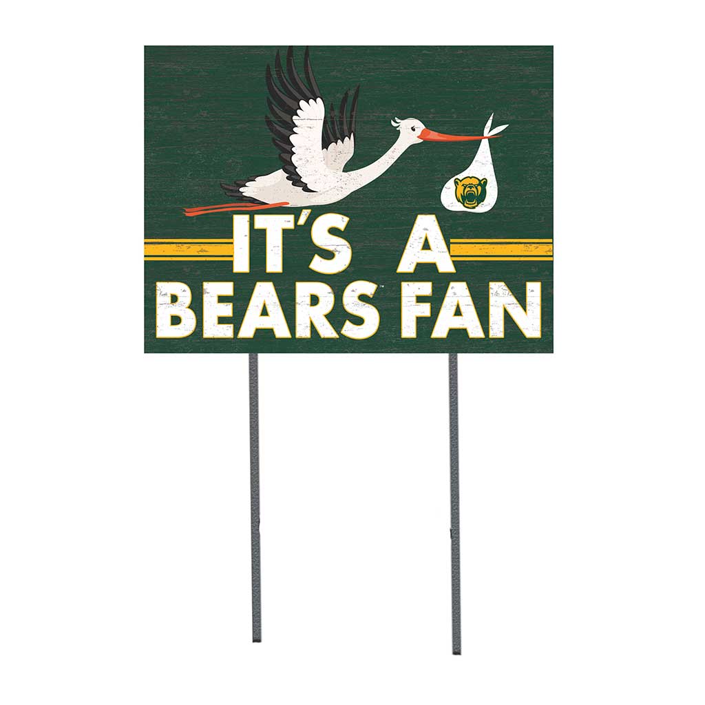 18x24 Lawn Sign Stork Yard Sign It's A Baylor Bears
