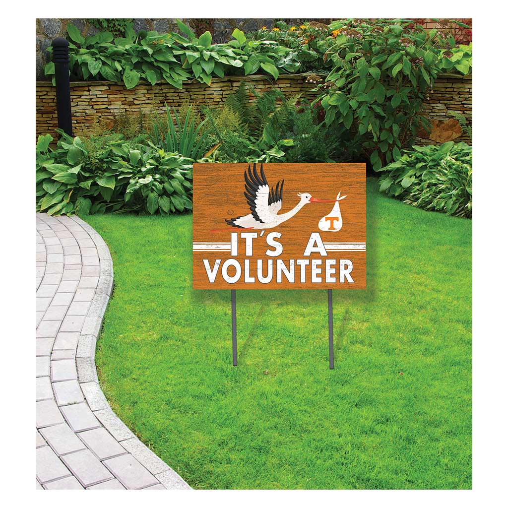 18x24 Lawn Sign Stork Yard Sign It's A Tennessee Volunteers