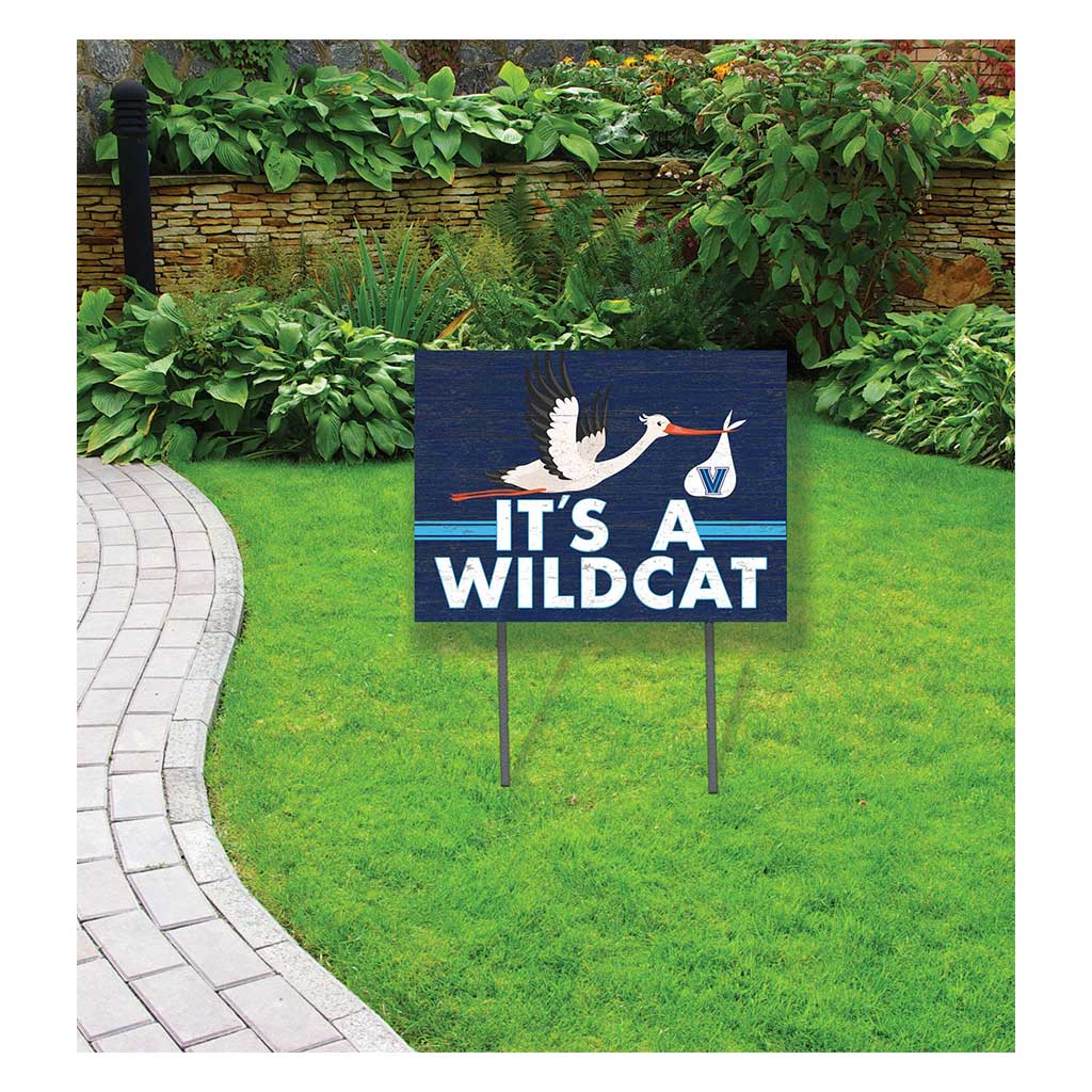 18x24 Lawn Sign Stork Yard Sign It's A Villanova Wildcats