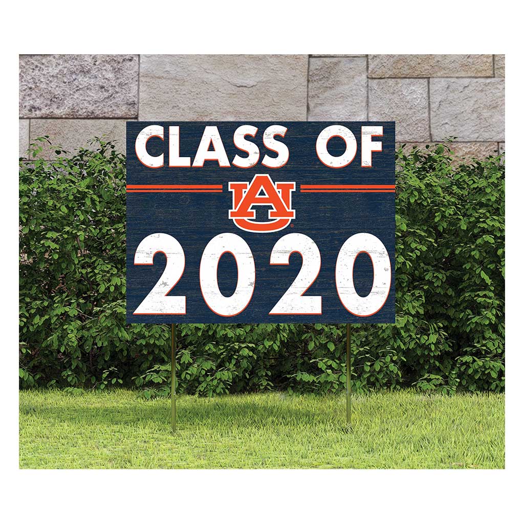 18x24 Lawn Sign Class of Team Strong Auburn Tigers