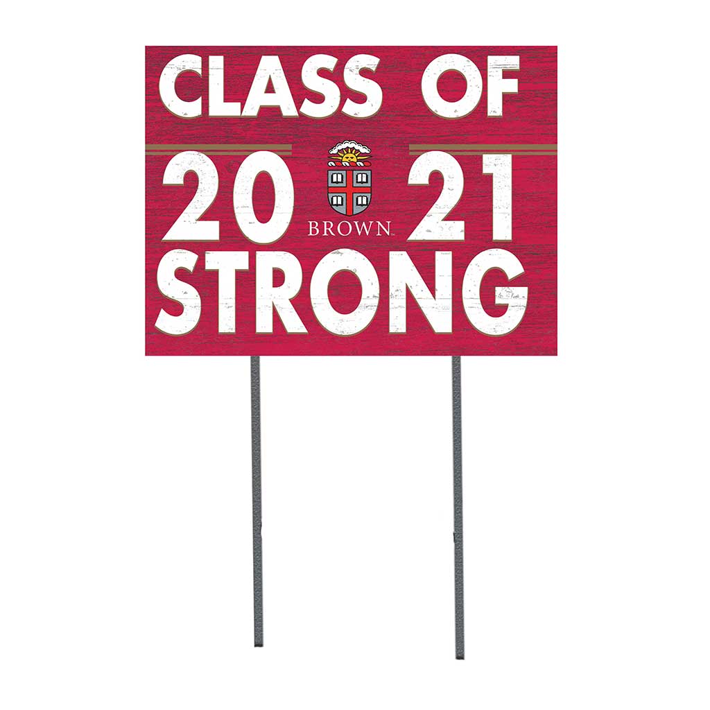 18x24 Lawn Sign Class of Team Strong Brown Bears