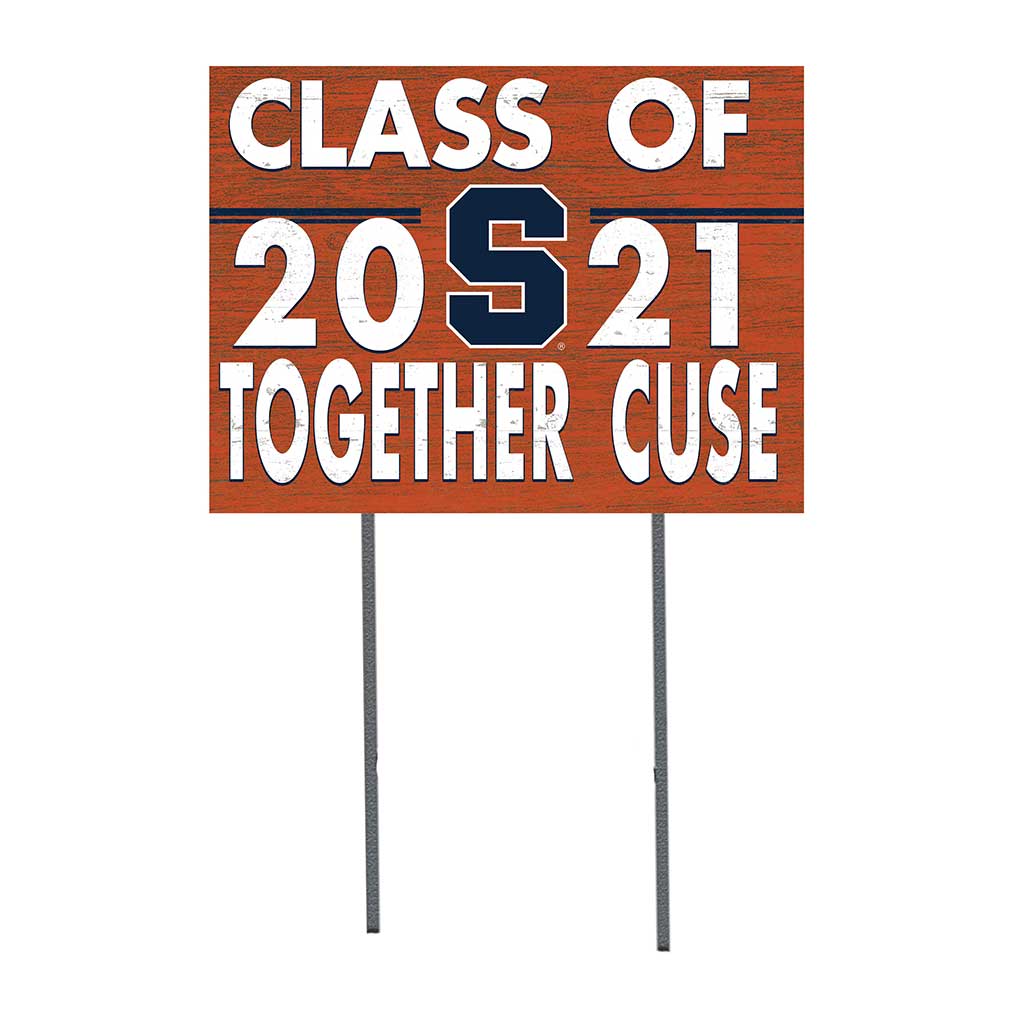 18x24 Lawn Sign Class of Team Strong Syracuse Orange