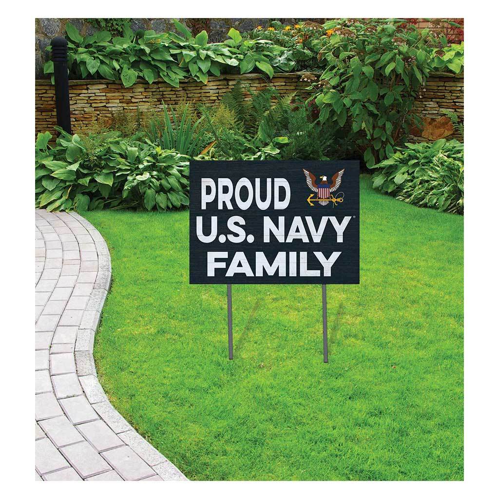 Proud Navy Family Lawn Sign