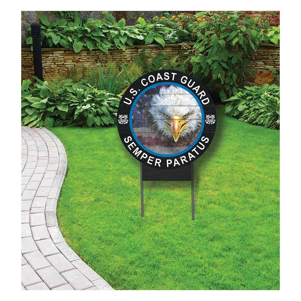 Eagle Coast Guard Lawn Sign