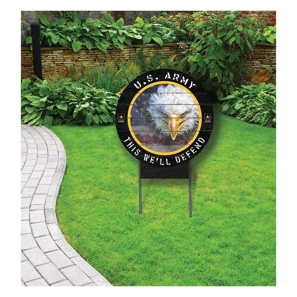 Eagle Army Lawn Sign
