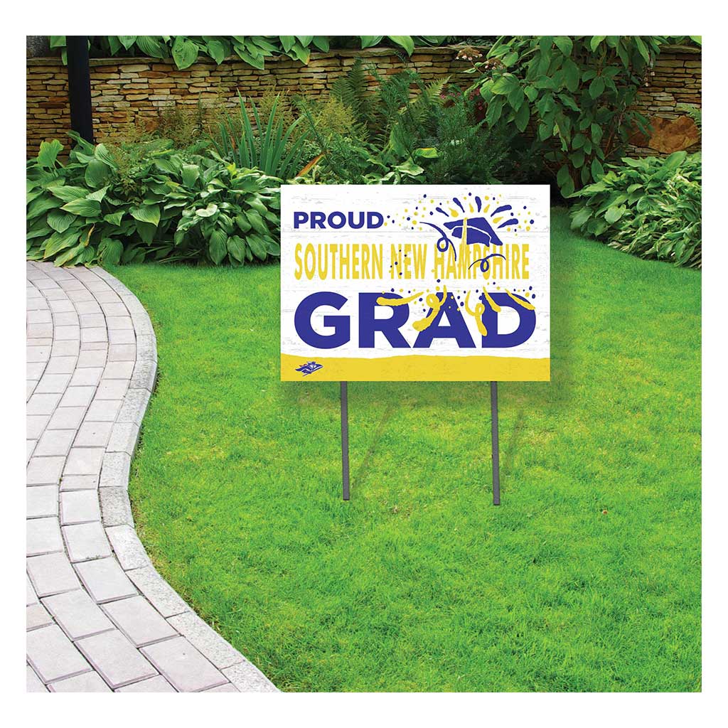 18x24 Lawn Sign Proud Grad With Logo Southern New Hampshire University Penmen
