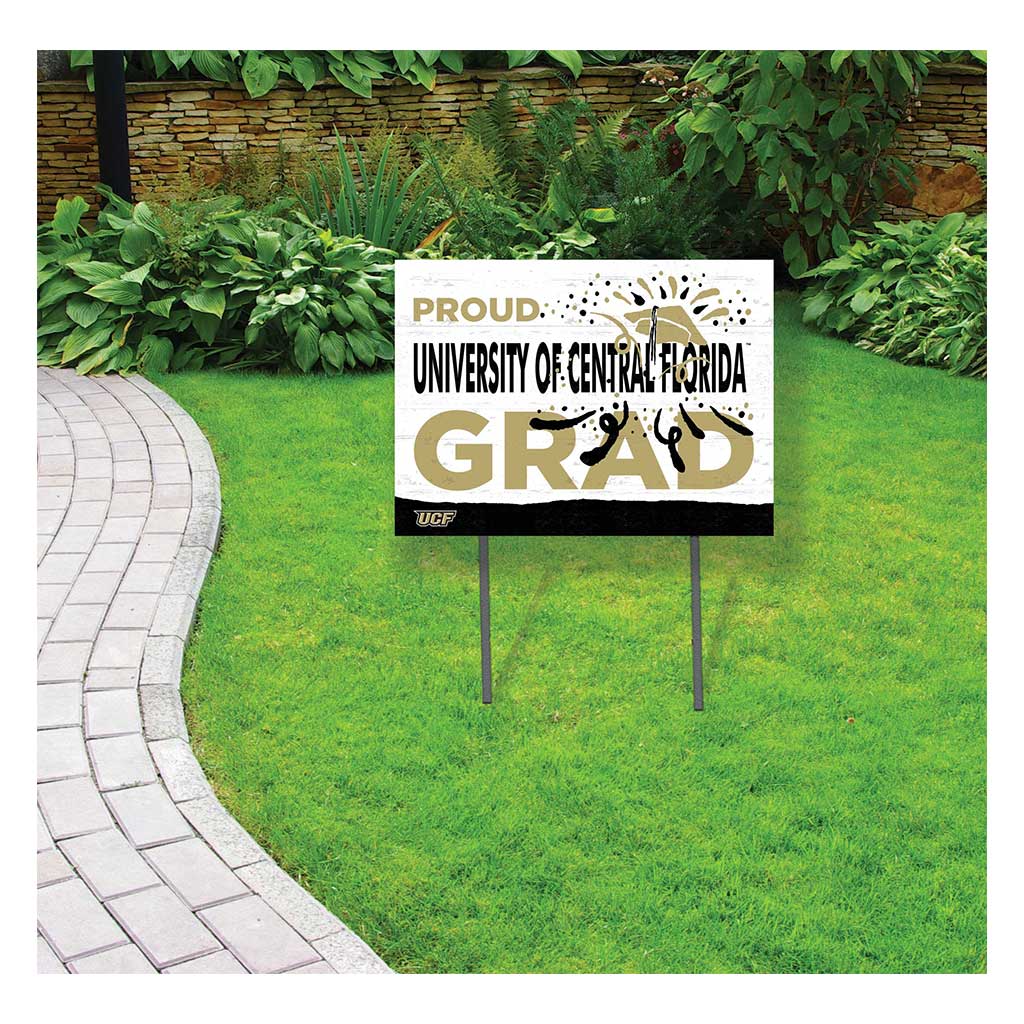 18x24 Lawn Sign Proud Grad With Logo Central Florida Knights