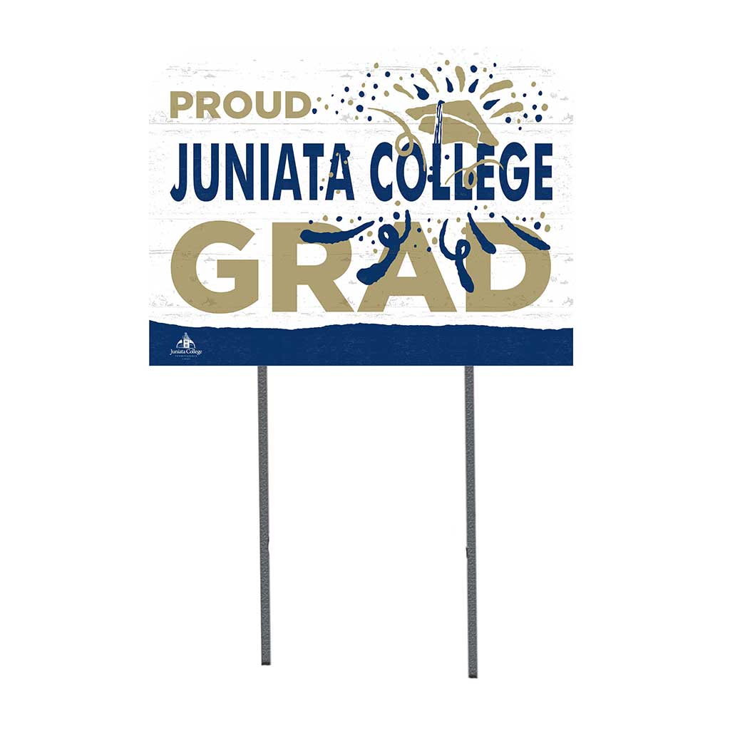 18x24 Lawn Sign Proud Grad With Logo Juniata College Eagles