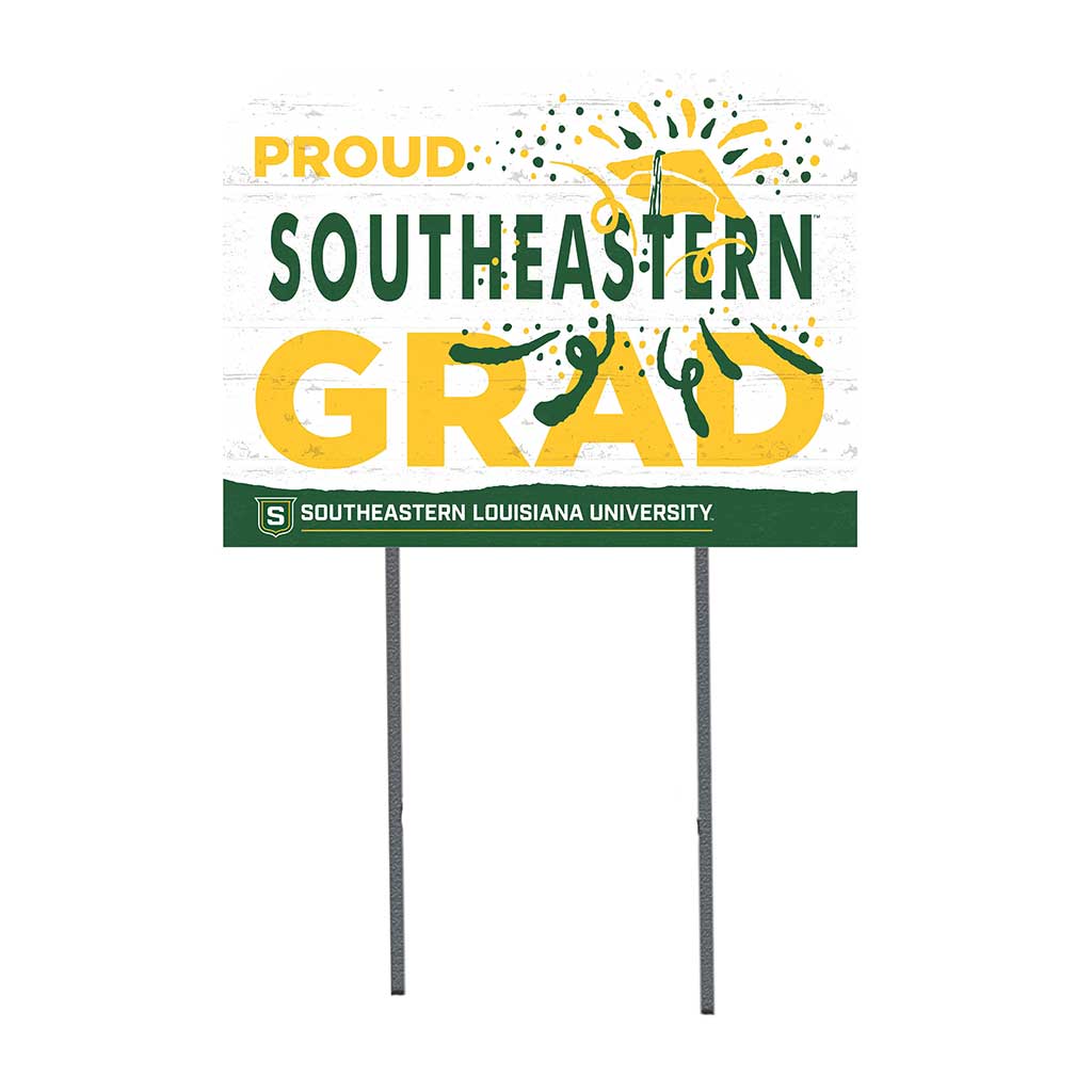 18x24 Lawn Sign Proud Grad With Logo Southeastern Louisiana Lions