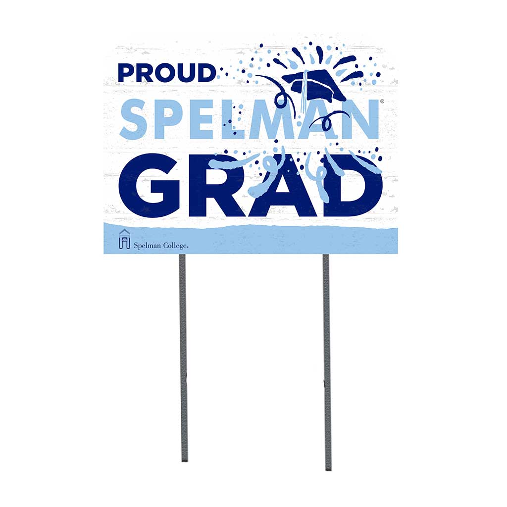 18x24 Lawn Sign Proud Grad With Logo Spelman College