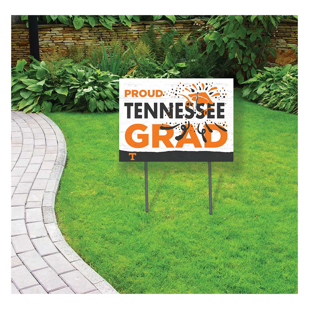 18x24 Lawn Sign Proud Grad With Logo Tennessee Volunteers