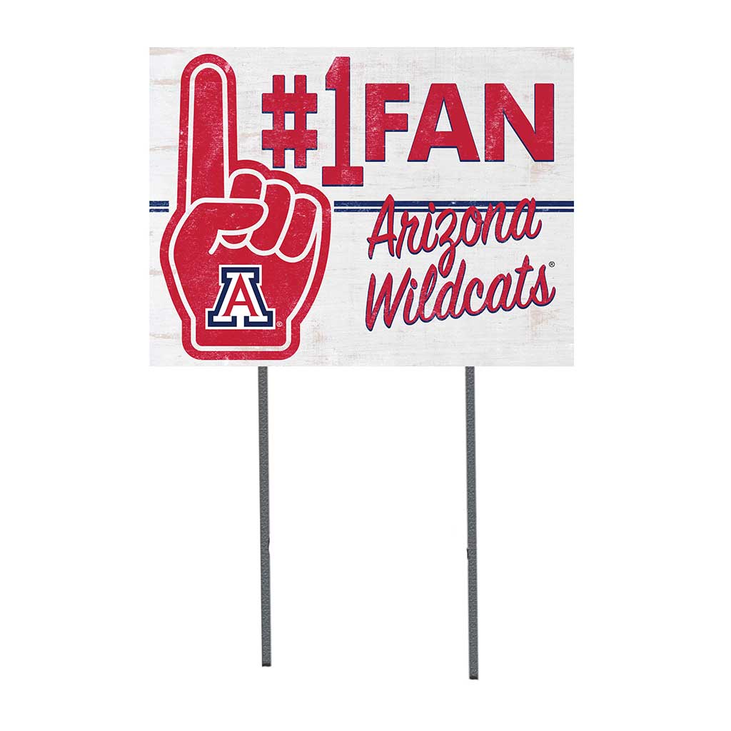 18x24 Lawn Sign #1 Fan Arizona Wildcats
