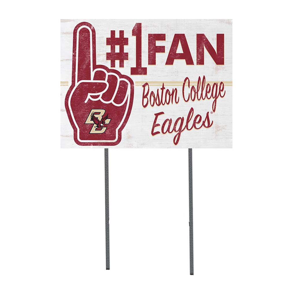 18x24 Lawn Sign #1 Fan Boston College Eagles