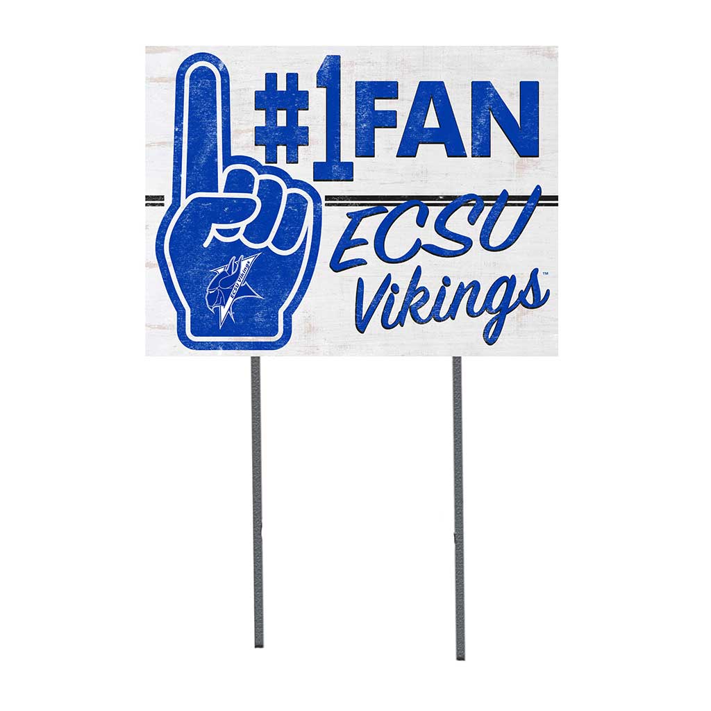 18x24 Lawn Sign #1 Fan Elizabeth City State Vikings