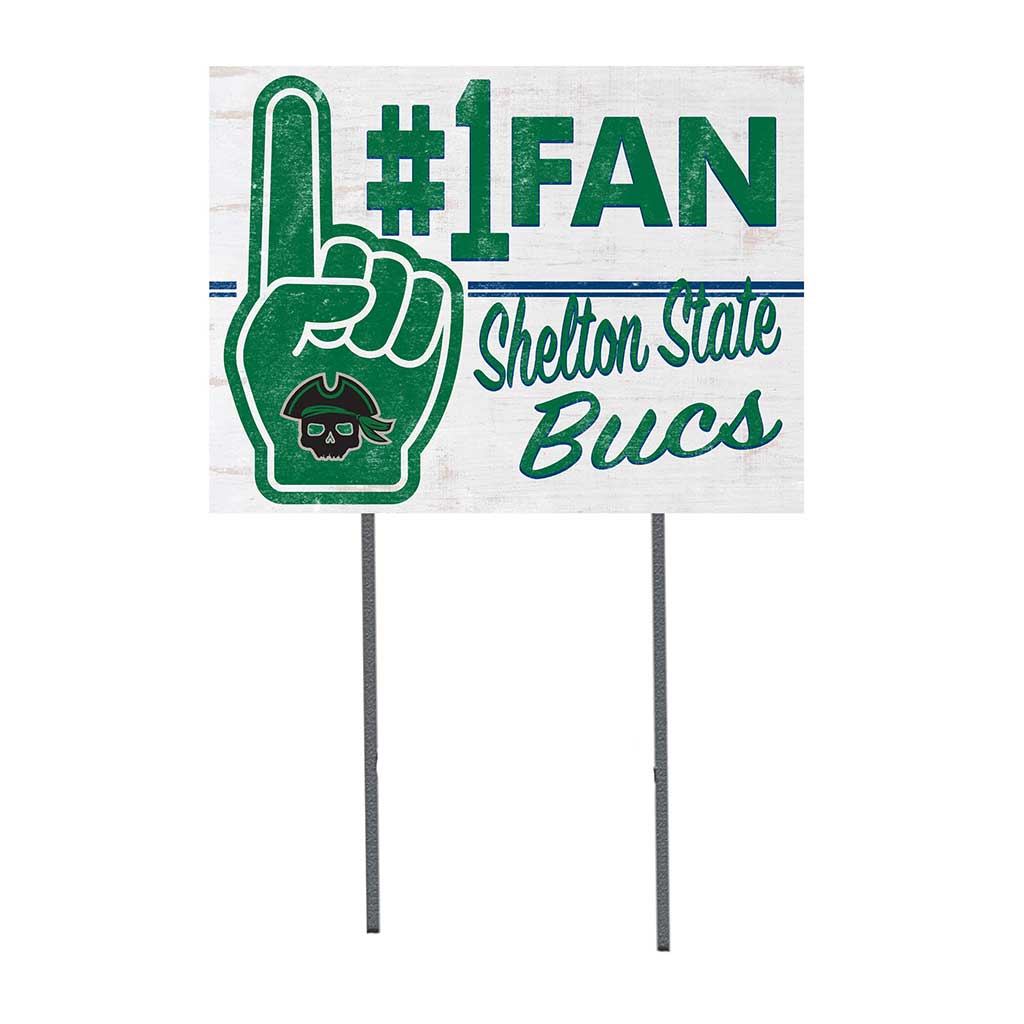 18x24 Lawn Sign #1 Fan Shelton State Community College Buccaneers