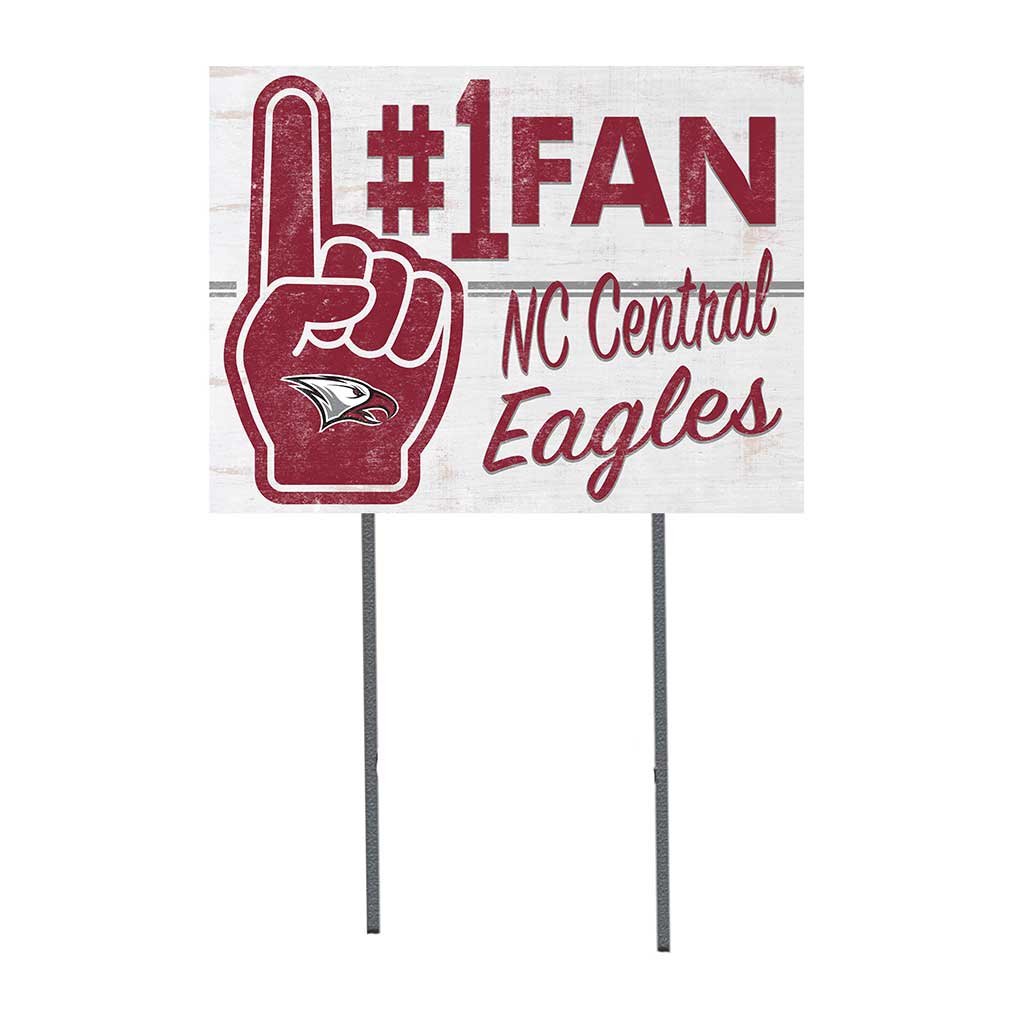 18x24 Lawn Sign #1 Fan North Carolina Central Eagles