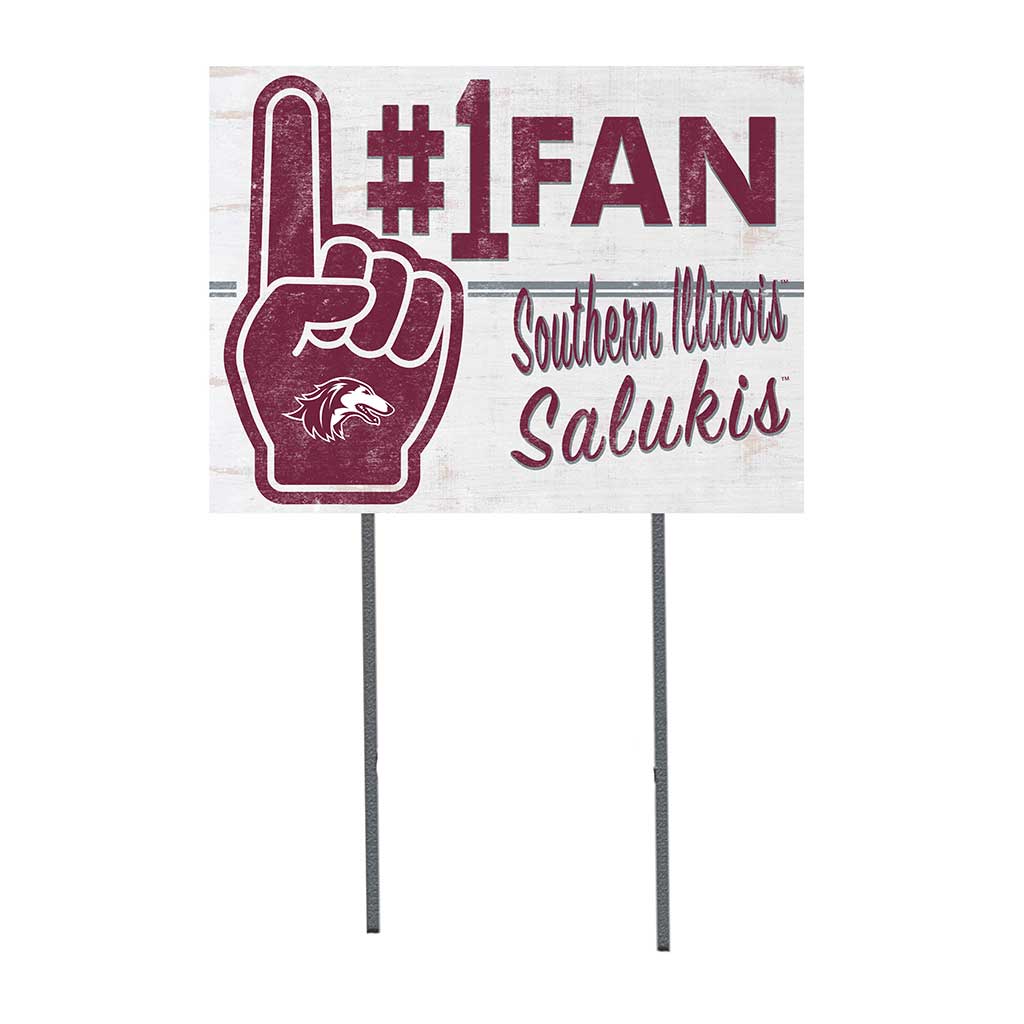 18x24 Lawn Sign #1 Fan Southern Illinois Salukis